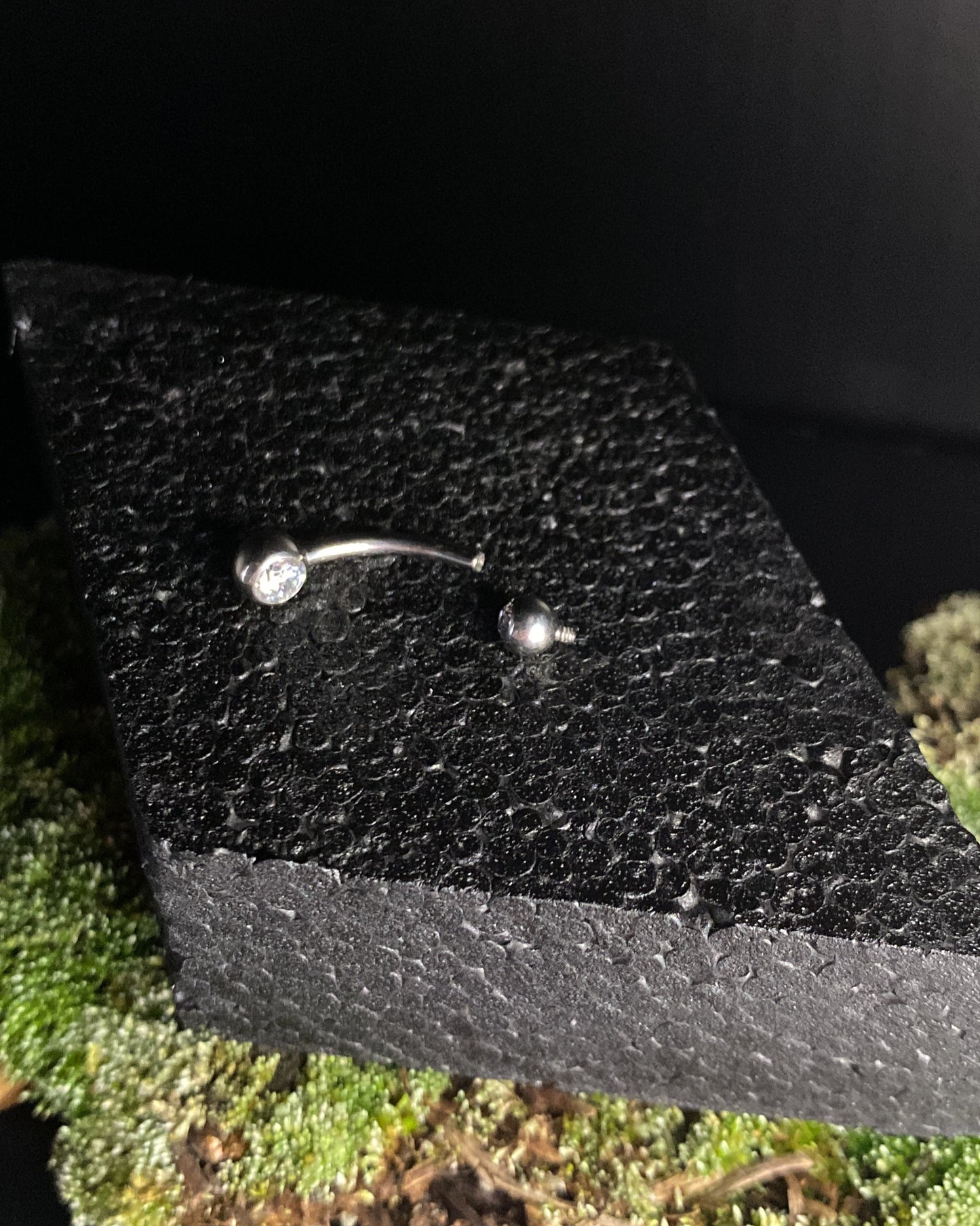 Titanium Micro Curved Barbell