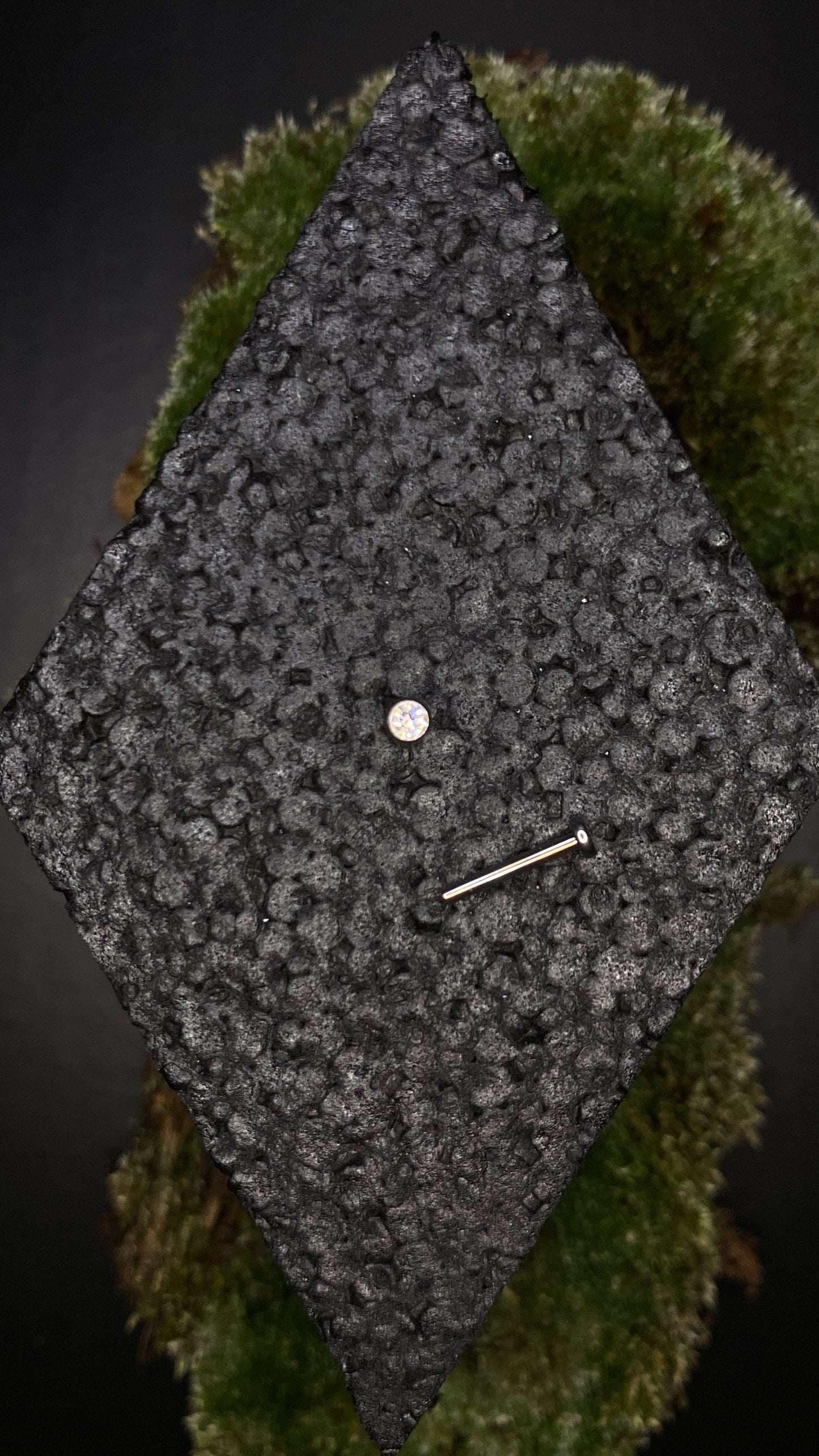 Titanium Threadless Flatback Set