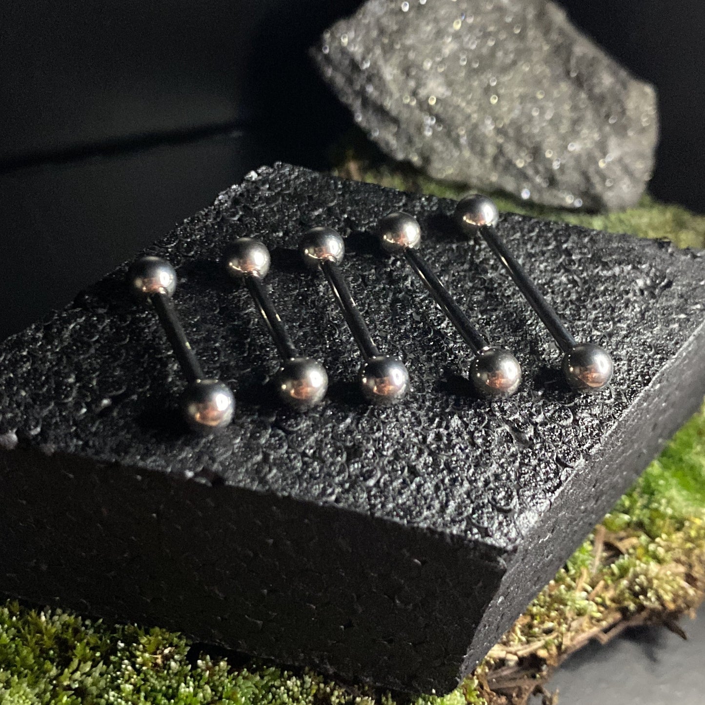 Titanium Internally Threaded Straight Barbell