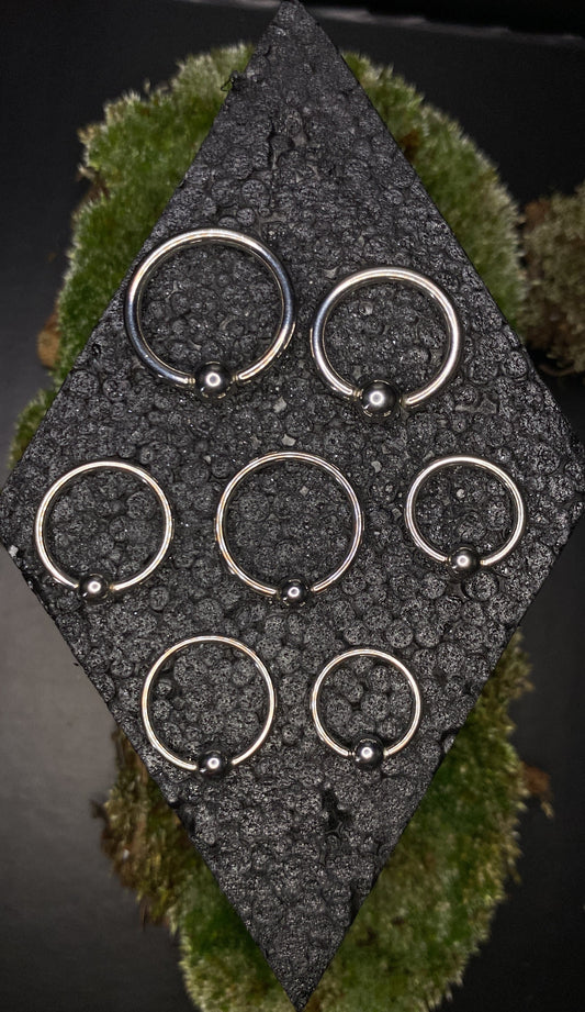 Steel Fixed Bead Ring