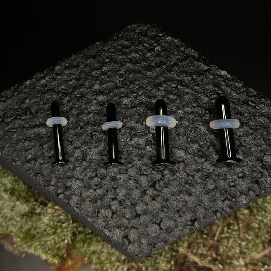Single Flare Glass Plug Set